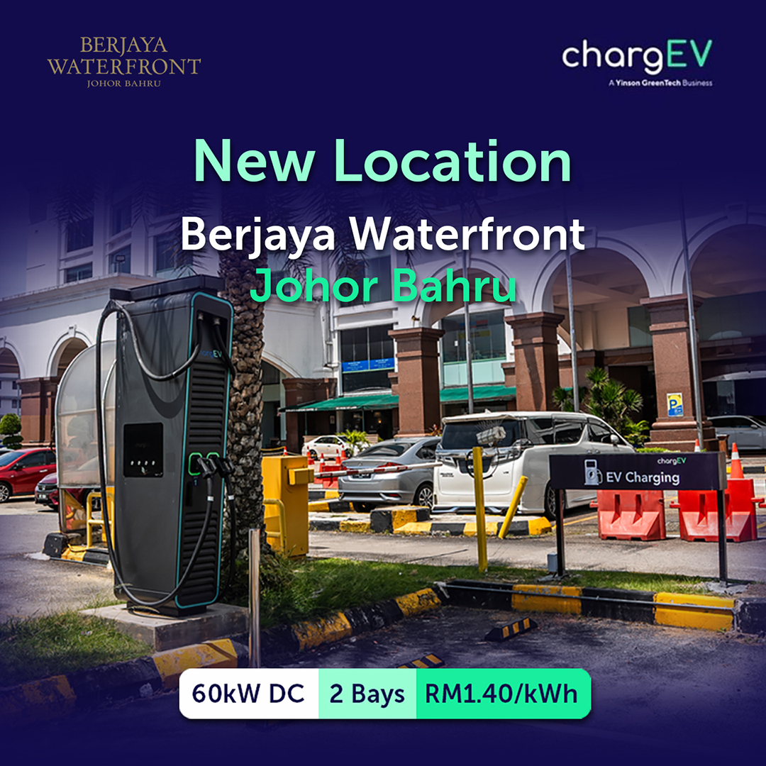 New EV Charging Hub Now Live at Berjaya Waterfront